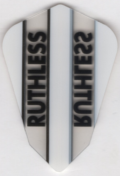 White and Clear Fantail RUTHLESS Dart Flights