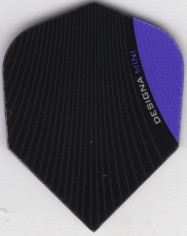Mini Standard Black And Purple Dart Flights Mini Standard Black And Purple Dart Flights