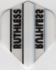 Mini White Ruthless Standard Dart Flights Mini White Ruthless Standard Dart Flights