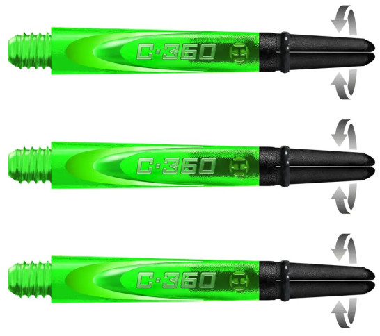 1.75in. Green Carbon 360 Spinning Dart Shafts 1.75in. Green Carbon 360 Spinning Dart Shafts