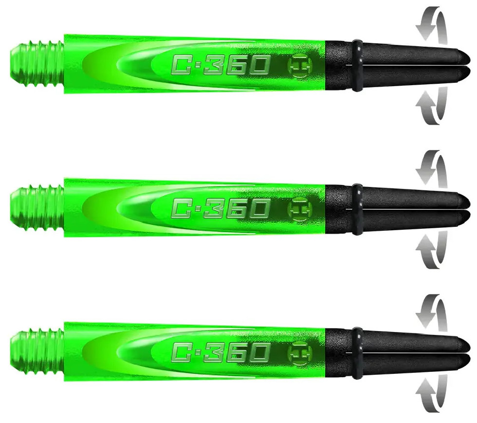 1.75in. Green Carbon 360 Spinning Dart Shafts 1.75in. Green Carbon 360 Spinning Dart Shafts