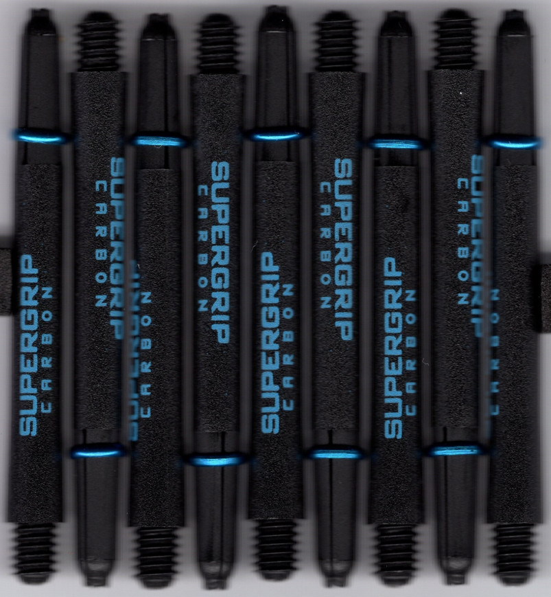 2in. Black/Blue Supergrip Carbon Dart Shafts 2in. Black/Blue Supergrip Carbon Dart Shafts