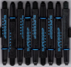 1.75in. Black/Blue Supergrip Carbon Dart Shafts 1.75in. Black/Blue Supergrip Carbon Dart Shafts