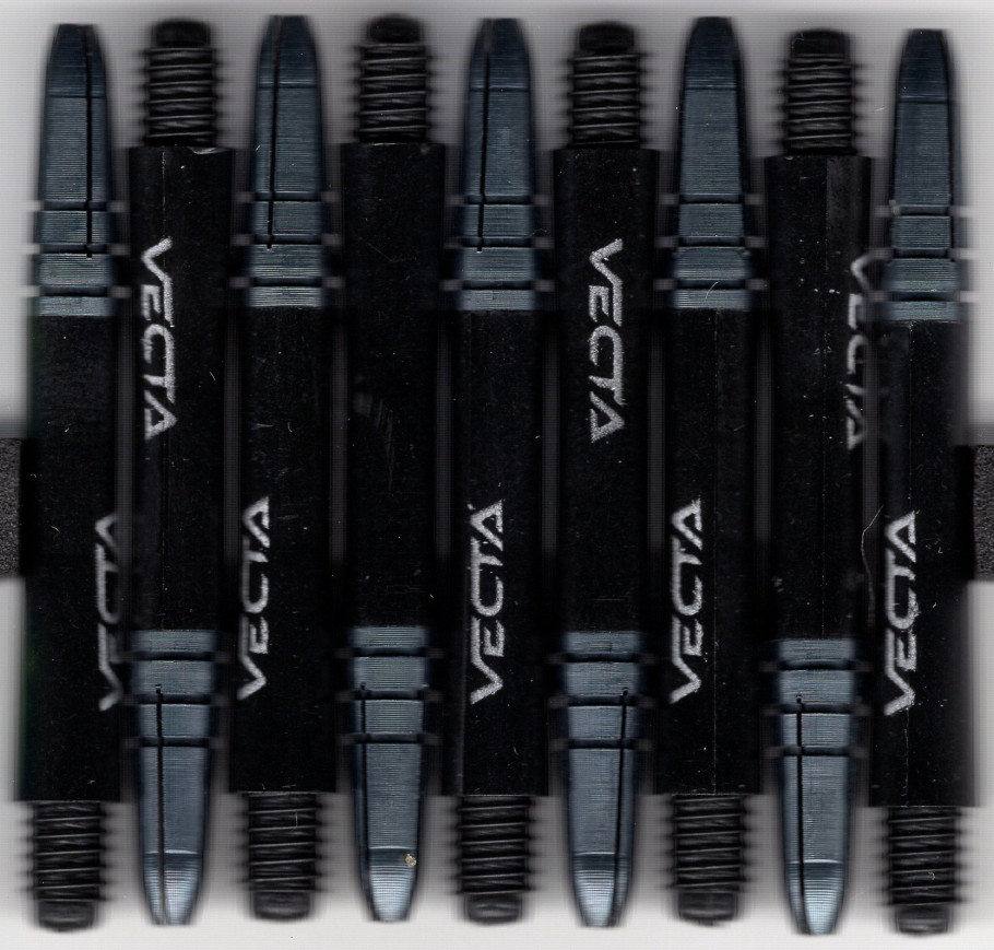 1.75in. Black Vecta Dart Shafts