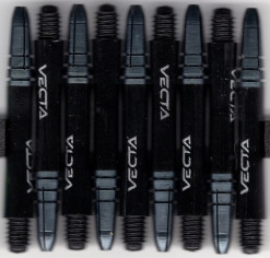 1.75in. Black Vecta Dart Shafts