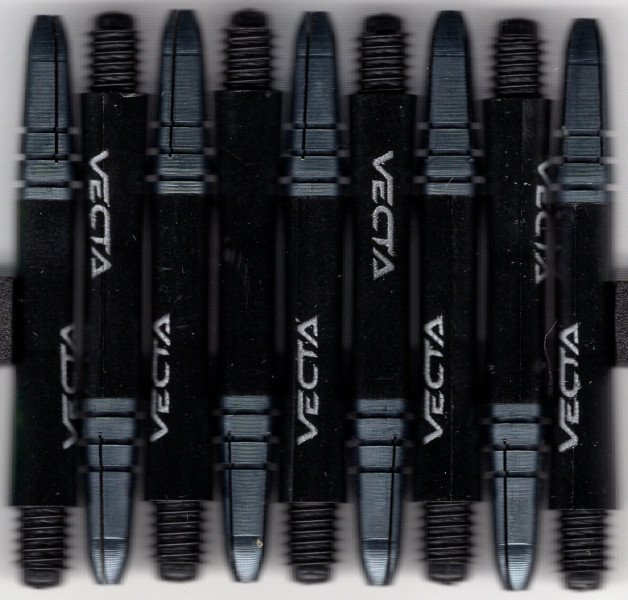 1.75in. Black Vecta Dart Shafts