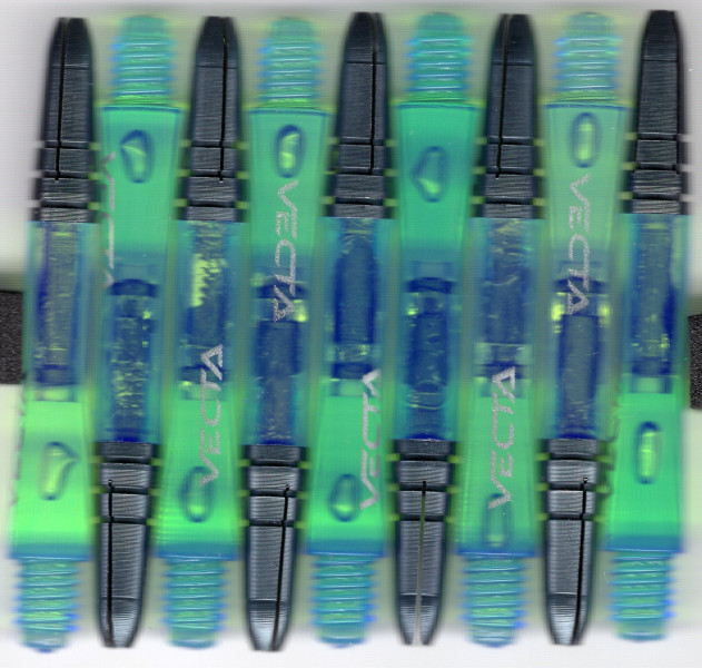 1.75in. Green Vecta Dart Shafts