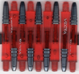 1.75in. Red Vecta Dart Shafts