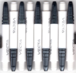 1.75in. White Vecta Dart Shafts