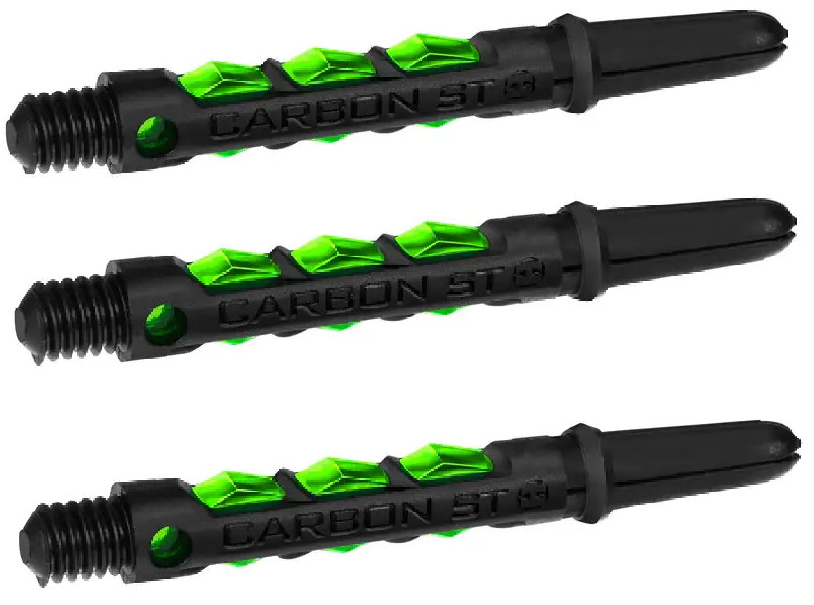 1.75in. Black & Green Carbon ST Dart Shafts