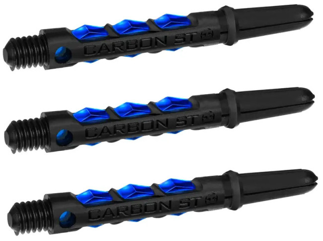 1.75in. Black & Blue Carbon ST Dart Shafts