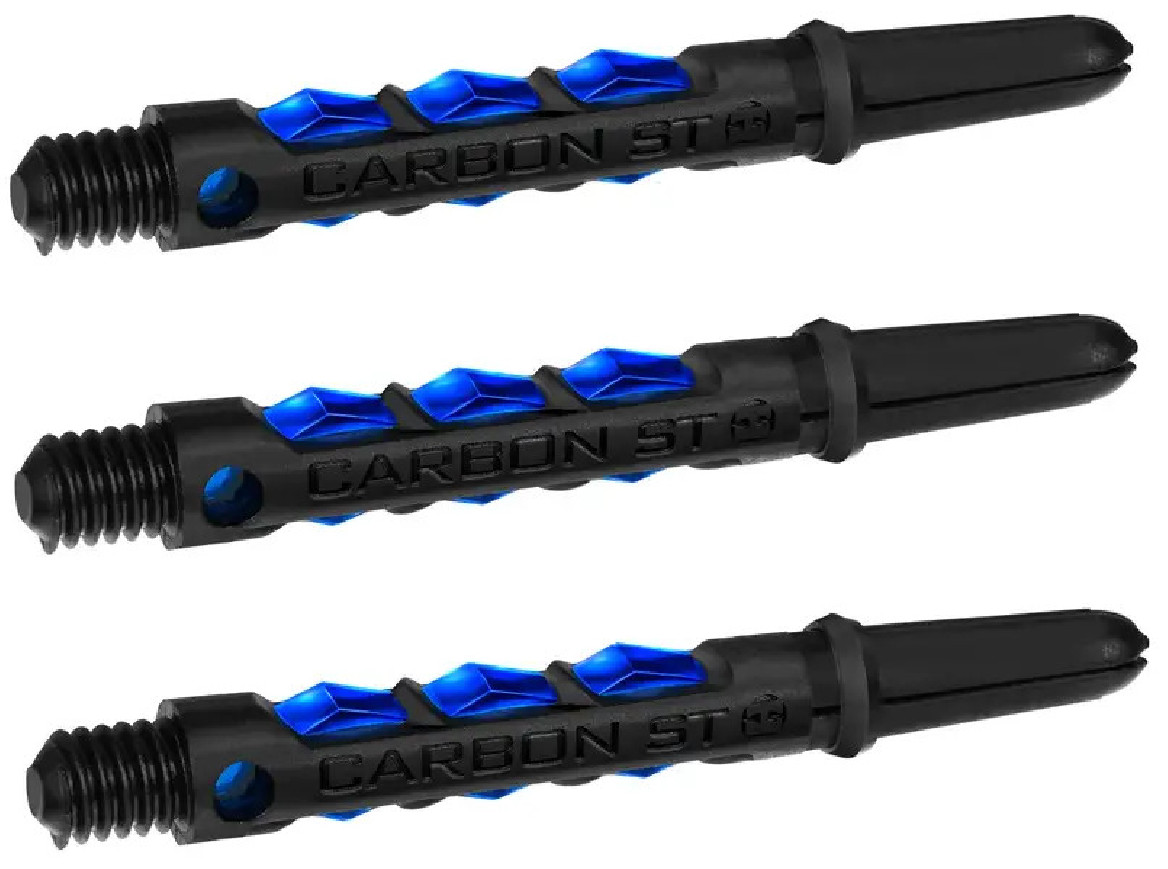 1.75in. Black & Blue Carbon ST Dart Shafts