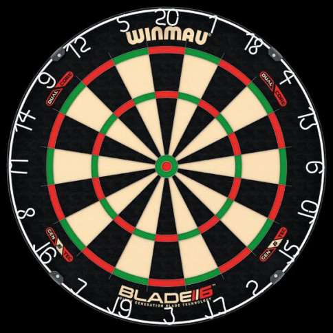 WINMAU BLADE 6 DUAL CORE DARTBOARD WINMAU BLADE 6 DUAL CORE DARTBOARD