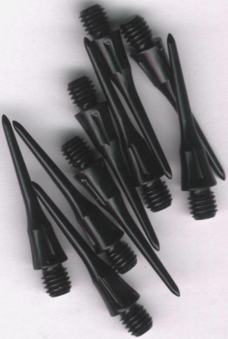 Black Spike Alloy Dart Points