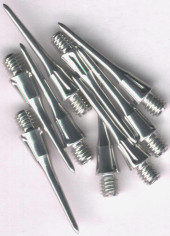 Silver Spike Alloy Dart Points Silver Spike Alloy Dart Points