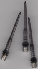 34mm Black Mission Titanium Ribbed Conversion Dart Points 34mm Black Mission Titanium Ribbed Conversion Dart Points