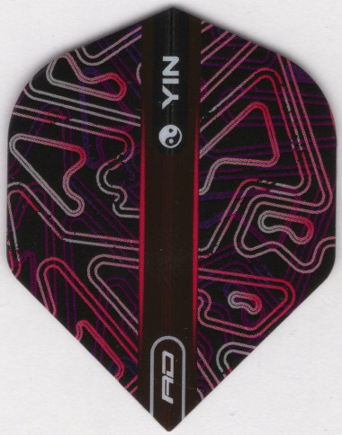 Pink Yin Yang Two Sided Dart Flights