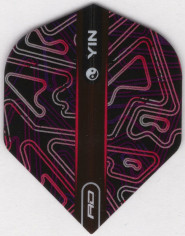 Pink Yin Yang Two Sided Dart Flights