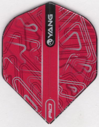 Pink Yin Yang Two Sided Dart Flights