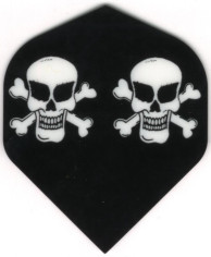 Double Skull and Bones Dart Flights