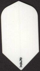 All White R4X Slim Dart Flights