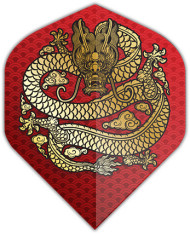 Red Ancient Japanese Dragon Dart Flights