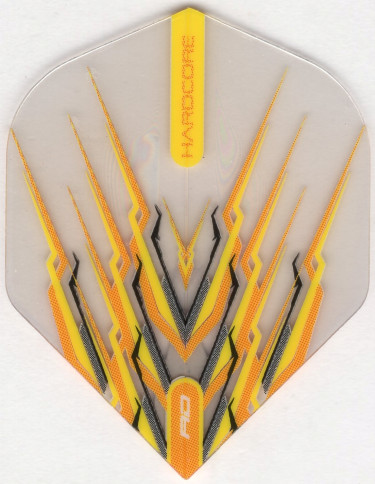 Yellow & Black Snakebite Mohawk Dart Flights