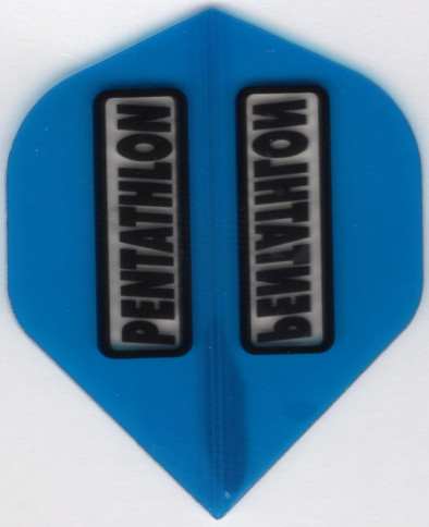 Light Blue Pentathlon Dart Flights