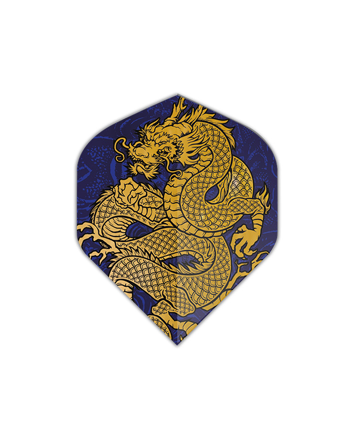 Purple Ancient Japanese Dragon Dart Flights