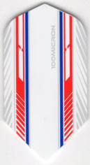 Mach 5 - Red, White, & Blue Slim Dart Flights