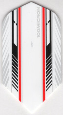 Mach 5 - Red, White, & Black Slim Dart Flights