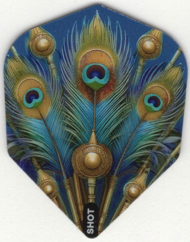 Peacock Plummage Dart Flights