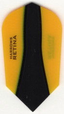 Slim Yellow Retina-X Dart Flights