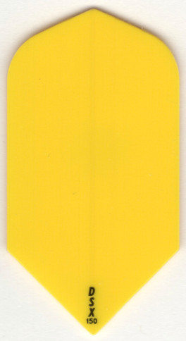 Yellow DSX 150 Microns Thick Slim Dart Flights