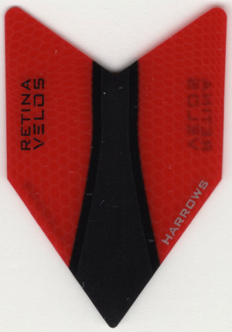 Red VELOS HARROWS Dart Flights Red VELOS HARROWS Dart Flights