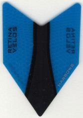 Aqua Blue Velos HARROWS Dart Flights Aqua Blue Velos HARROWS Dart Flights