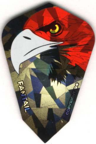 Red Hawk Fantail Dart Flights