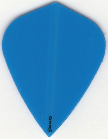 DSX Blue Kite Dart Flights: 150 Microns Thick
