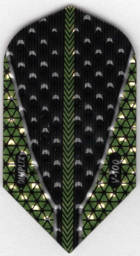 Gold V-100 Slim Dimplex Dart Flights