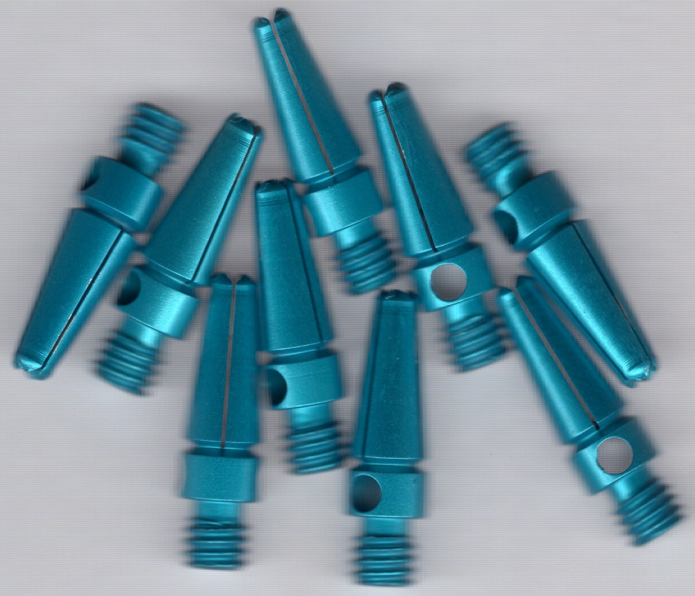 .75in Teal Mini Aluminum Dart Shafts