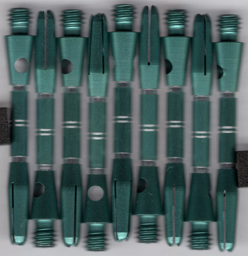 1.5in. Teal AR Short Aluminum Dart Shafts
