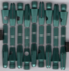 1.5in. Teal AR Short Aluminum Dart Shafts