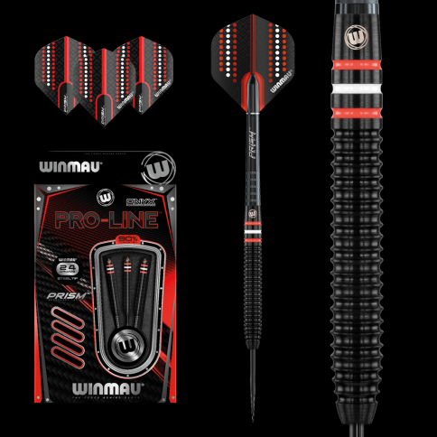 WINMAU PRO-LINE 24 GRAM STEEL TIP DARTS WINMAU PRO-LINE 24 GRAM STEEL TIP DARTS