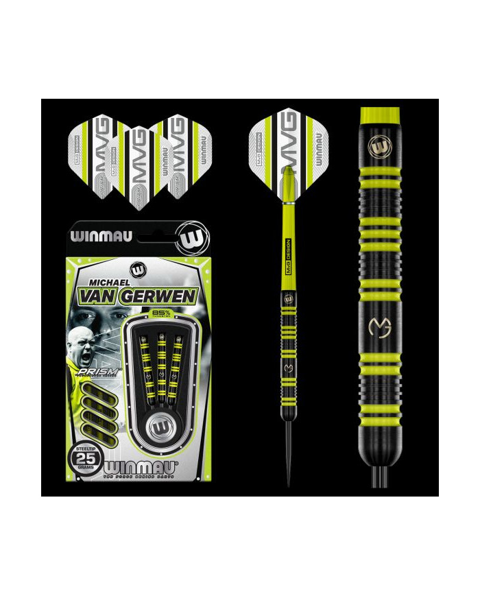 WINMAU MVG PRO SERIES 25 GRAM STEEL TIP DARTS