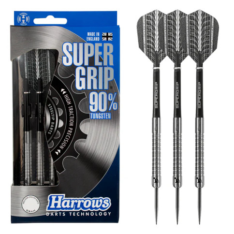 HARROWS SUPERGRIP 25 GRAM STEEL TIP DARTS HARROWS SUPERGRIP 25 GRAM STEEL TIP DARTS