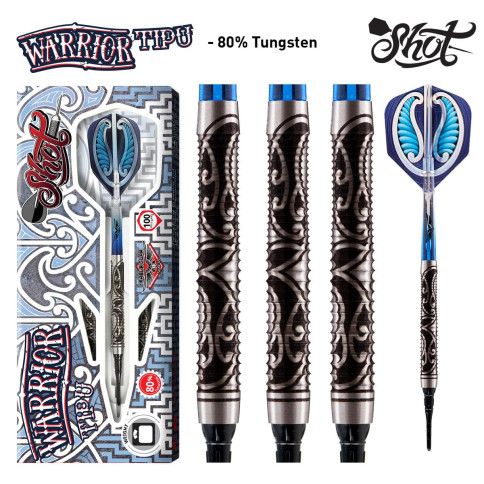 WARRIOR TIPU 18 GRAM SOFT TIP DARTS WARRIOR TIPU 18 GRAM SOFT TIP DARTS