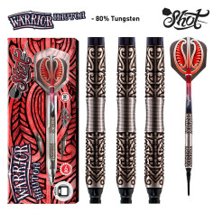 SHOT WARRIOR HAUTOA 18 GRAM SOFT TIP DARTS SHOT WARRIOR HAUTOA 18 GRAM SOFT TIP DARTS