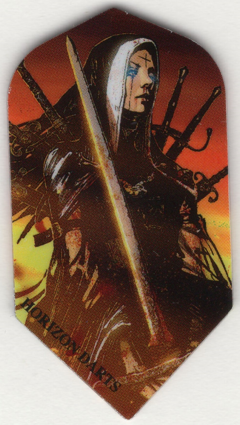 Warrior Nun Slim Dart Flights