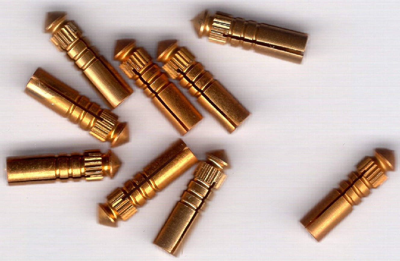 Gold XL Style Dart Flight Protectors: 10mm Length Gold XL Style Dart Flight Protectors: 10mm Length