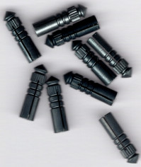 Gunmetal XL Style Dart Flight Protectors: 10mm Length Gunmetal XL Style Dart Flight Protectors: 10mm Length